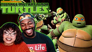 CENTER OF MIKEY'S MIND || TMNT 2012 Reaction S4 Ep 5 & 6 #TMNT