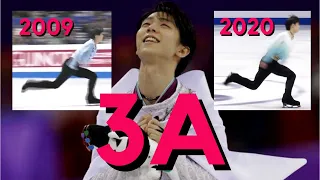 Yuzuru HANYU: TRIPLE AXEL (3A) Progress