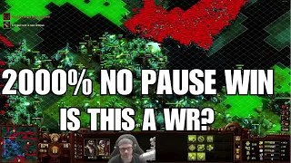 They Are Billions, 2000% No Pause WIN #2 - Is this a WR?