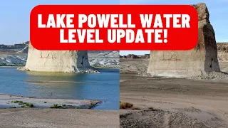 Lake Powell water level update13 March 2024 !