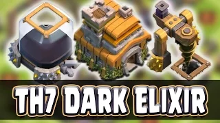 Clash Of Clans | "TOWN HALL 7 DARK ELIXIR FARMING BASE" | Best Defense Strategy!