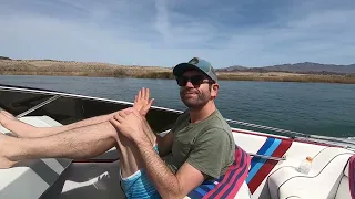 Steve & Laurie Boat Camping Trip   Lake Havasu