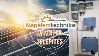 Napelemes rendszer - INVERTER TELEPÍTÉS