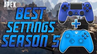 BEST Console SETTINGS for Apex Legends SEASON 5 for PS4/Xbox! (Perfecting Sensitivity for Ranked)