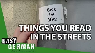 Things you read in the Streets | Super Easy German (44)