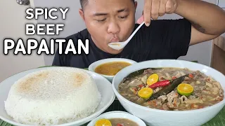 SPICY BEEF PAPAITAN | MUKBANG PHILIPPINES | TOL BULOY MUKBANG