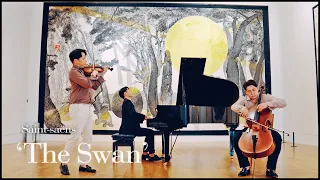 힐링되는 음악🎵 생상스 '백조' 🦢The SWAN│in 경주솔거미술관 / 'SUNRISE' Trio ver  (Saint-Saëns)