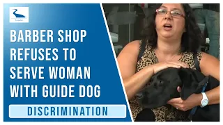 Barber Shop Refuses To Serve Woman With Guide Dog | Supportah TV