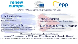 European Parliament (subtitled) - "Patria y Vida", art and politics united for Cuba
