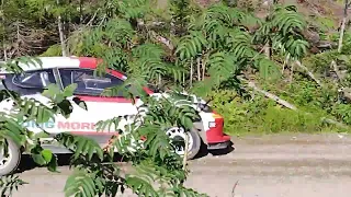 Takamoto Katsuta testing Toyota GR YARIS Rally1 for Rally Finland 2022