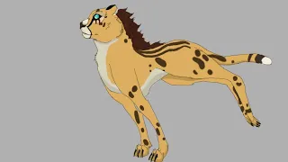 Cheetah running Animation Flipaclip