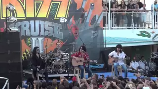 KISS Kruise 2012 A Million To One / A World Without Heroes / Only You Medley Sail Away Show