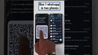 Run 1 WhatsApp in 2 Phones #whatsaap #sumantechno #tech #shorts