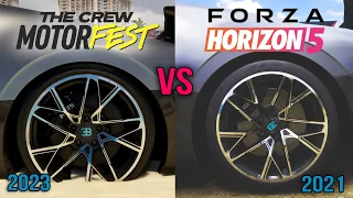 The Crew Motorfest VS Forza Horizon 5 l Physics and Details Comparison