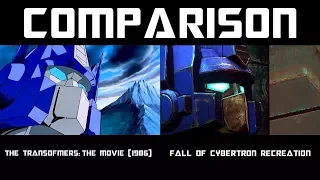 Transformers G1 Optimus Prime VS. Megatron (Remake Comparison)