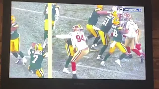 49ERS BLOCK PUNT AND SCORE TOUCHDOWN FOR THE TIE GAME
