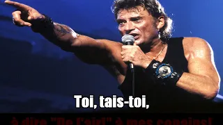 Karaoké Johnny Hallyday - Toi, tais toi  1984