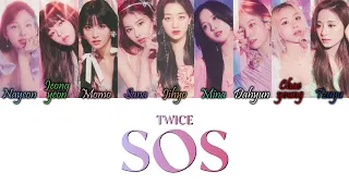 TWICE (트와이스) - SOS Han/Rom/Eng Colour Coded Lyrics