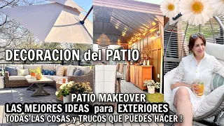 Ideas para DECORAR PATIOS y TERRAZAS ! Nueva Decoración del PATIO ✅ Trucos para Exteriores ELEGANTES