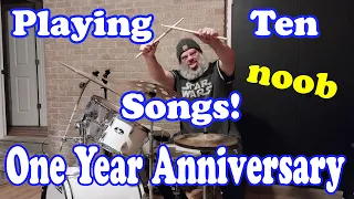 1 Year Anniversary Drumming 10 Songs 6 2 24