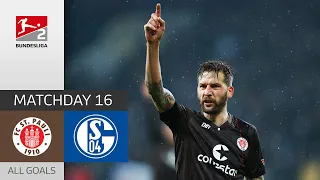 Burgstaller scores for the win | St. Pauli - FC Schalke 2-1 | All Goals | MD 16–Bundesliga 2 - 21/22