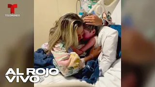 Conmovedor abrazo de madre y su hijo que despierta de un coma se vuelve viral