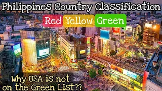 List of Red, Green, Yellow Countries | Why US is not on the Green List? | RoamWithRivera