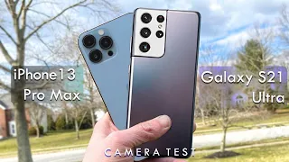 iPhone 13 Pro Max Vs Galaxy S21 Ultra - CAMERA TEST