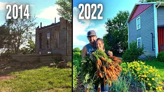 Couple Turns ABANDONED Property into SUSTAINABLE Homestead | FULL TOUR