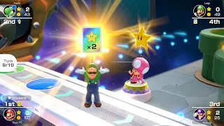 Mario Party Superstars - Mario vs Luigi vs Yoshi vs Waluigi - Space Land