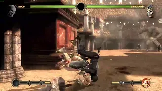 Mortal Kombat 9 Прохождение башни на эксперте без поражений за персонажа Noob Saibot