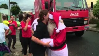 ENTREGA DAS CARTAS DO PAPAI NOEL COCA-COLA 2012 Curitiba-PR