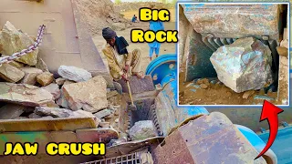 "Amazing Big Rock Crushing! Jaw Rock in Action with ASMR" #stonecrusher #rockcrusher #jawcrusher