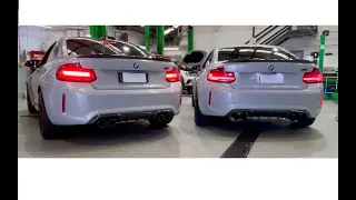 BMW M2 Competition - Akrapovic vs Stock Exhaust