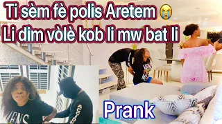 Ti sèm fè polis aretem paske m volè kob li 😭😭timoun nou we yon prank li fe sou mw😭kem manke rete