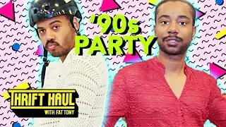 Zack Fox & Negashi Armada Shop for '90s Party Outfits | Thrift Haul w/ Fat Tony ft. Patti Harrison