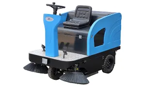 T-1400 Ride-On Floor Sweeper Operation Video