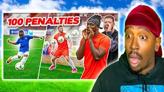 REACTION TO SIDEMEN PENALTY CHALLENGE VS 100 KIDS