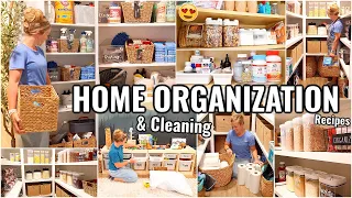 HOME ORGANIZATION IDEAS!!😍 CLEAN, BAKE & ORGANIZE WITH ME | DECLUTTERING AND ORGANIZING MOTIVATION