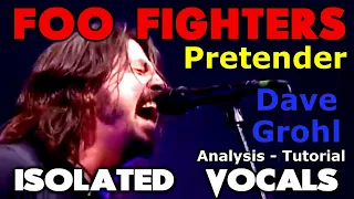 Foo Fighters - The Pretender - Dave Grohl - ISOLATED VOCALS - Analysis and Tutorial - Recording Tech