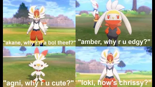 the scorbunny evolution line answers fan questions (ft. their dad)