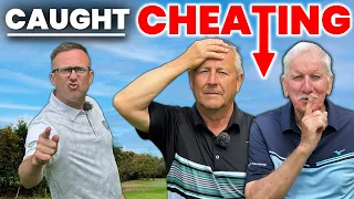 Golfers caught CHEATING on camera!