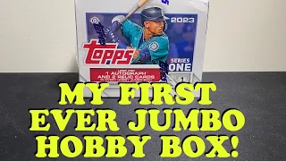 NEW RELEASE! 2023 Topps Series 1 Baseball Jumbo Hobby Box