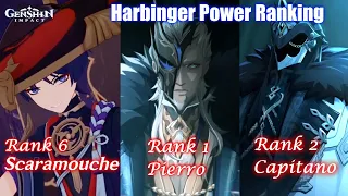 Genshin Impact - Fatui Harbinger Power Ranking (All 11 Harbingers)