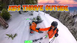 Kids Thrive Outside | Canadian Skiing Family