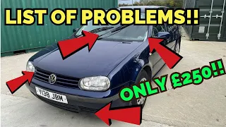 I SAVED A VW GOLF MK4 FROM THE SCRAP YARD!! WAS IT WORTH IT??