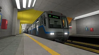 Катаюсь по некрасовской линий в Metrostroi Garry's Mod на 81-717.6