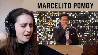 Singer reacts to Marcelito Pomoy - Time to Say Goodbye on AGT