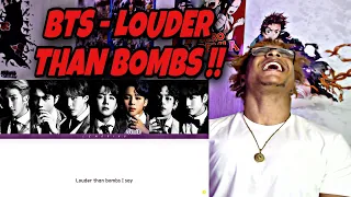 BTS Louder than bombs Lyrics 방탄소년단 Louder than bombs 가사 Color Coded REACTION!!