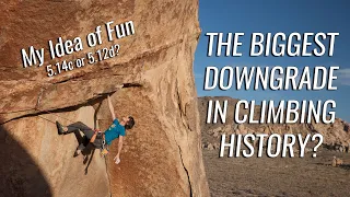 5.14c or 5.12d?  "My Idea of Fun" - a Joshua Tree rock climbing story